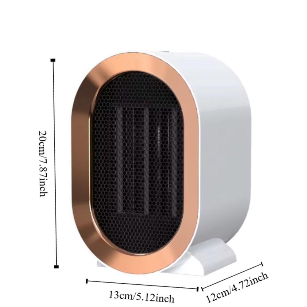 Fast Heat Heating Warm Air Blower Oval Electric Heater Mini Hot Air Fan  Bedroom