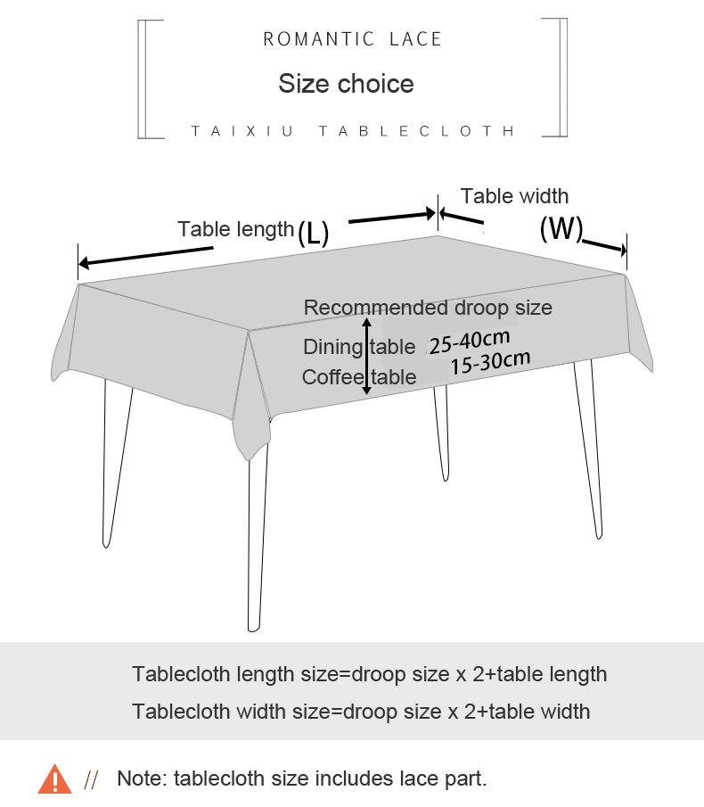 European Style Anti-slip Anti-dust Tablecloth Tablecloth Embroidery Jacquard High-end Retro Home Home Dining Table Tablecloth