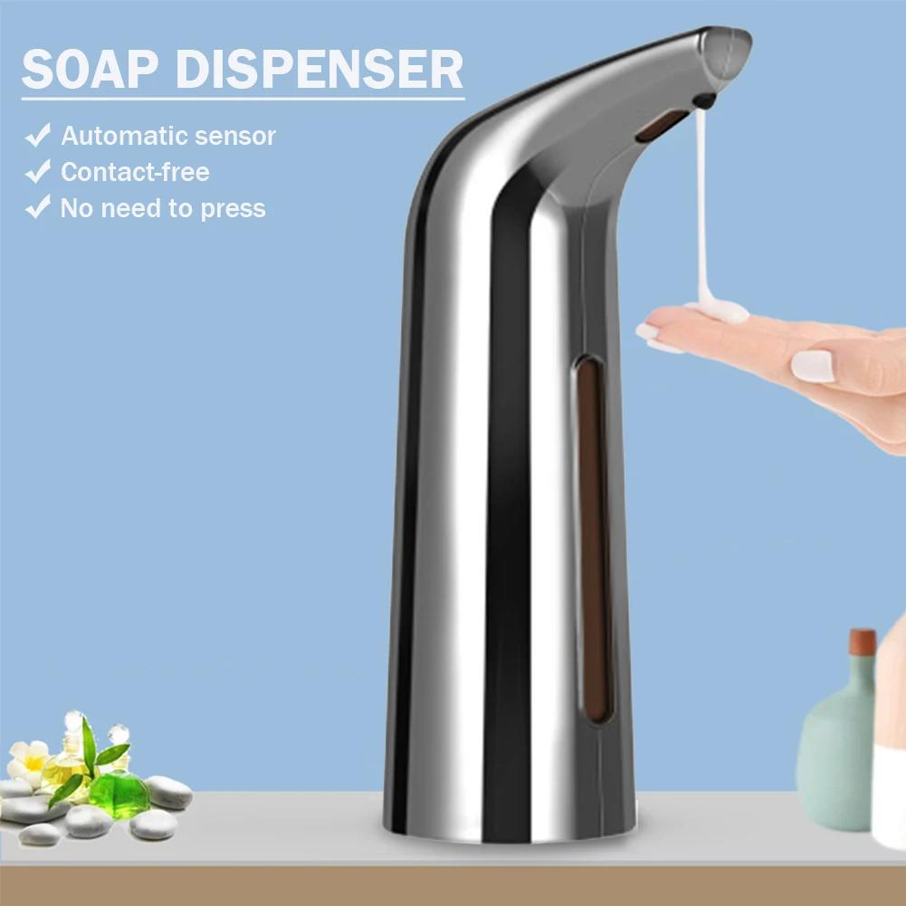 380ml Automatic Soap Dispenser 13.5 Oz Touchless Foam Soap Dispenser USB Rechargeable 4 Speed Electric Sanitizer Dispenser Set