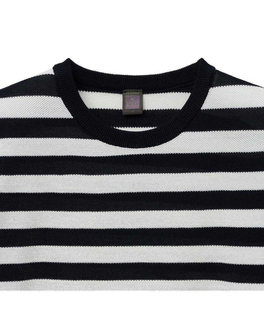 IOLO Solid Half Crewneck_Stripe
