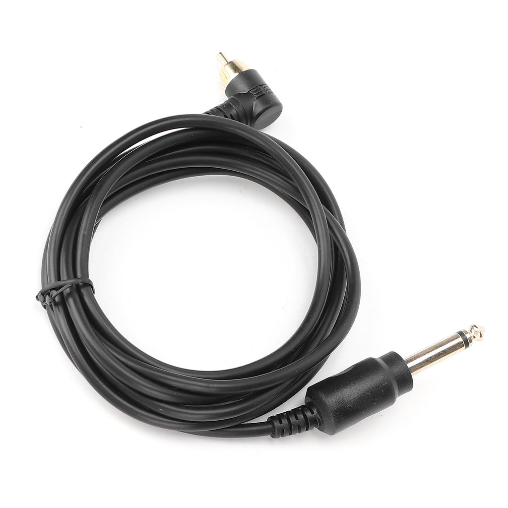 Tattoo Clip Cord Power Supply Machine Interface Cable RCA Interface 6.35mm Audio Plug