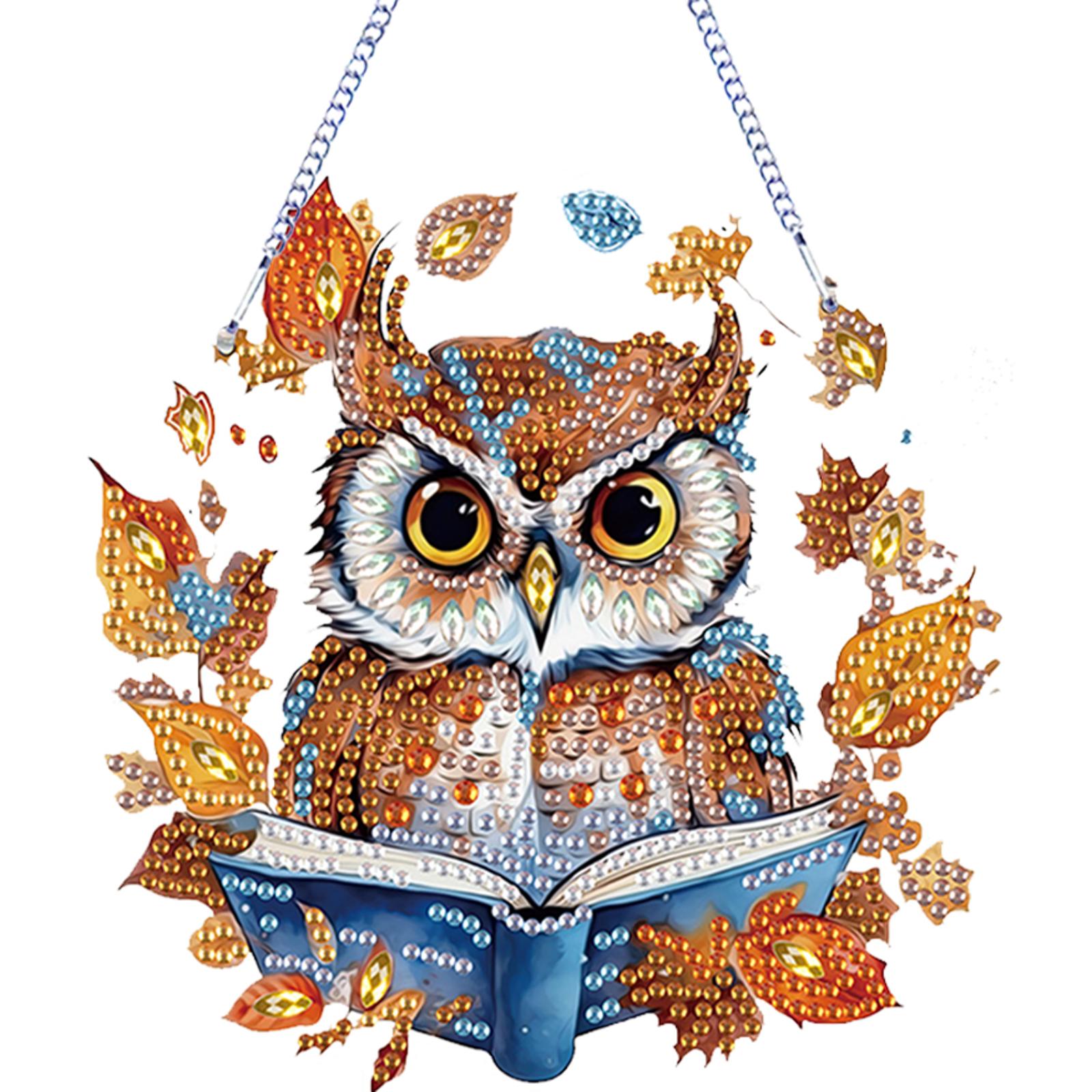 

Autumn Pumpkin Special Shape Diamond Painting Hanging Pendant Diamond Painting Decor DIY Diamond Art Pendant Kit for Art Crafts