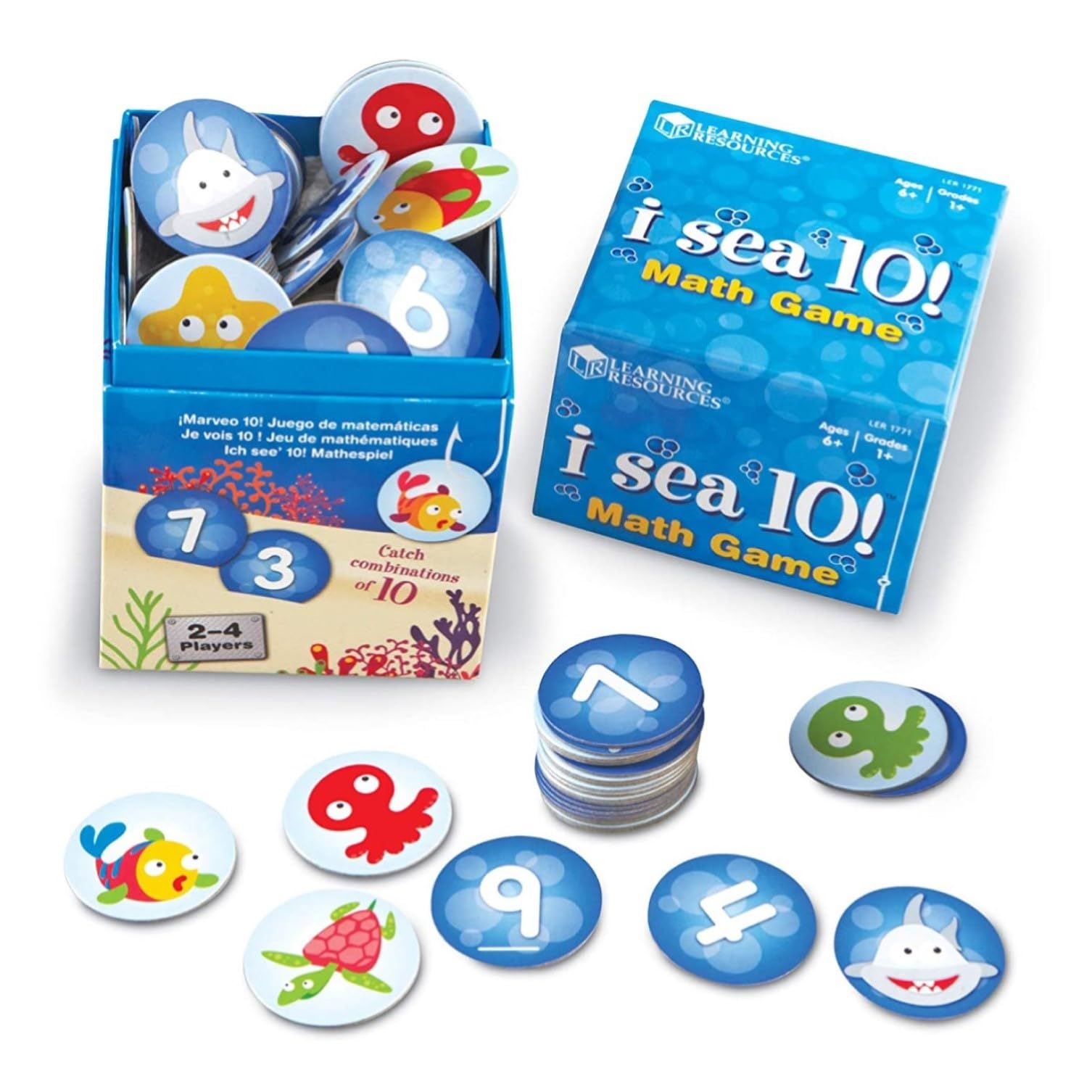 

Learning Resources Math Toy Addition Game Find the 10 Card Game LER1771 (Authentic)