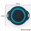 Silicone Drainage Basket Fruit and Vegetable Cleaning Fine Basket Foldable Filter Water Filter Foldable Drainage Kitchen Storage Tool for Home