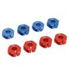 8PCS RC Wheel Hex Aluminum Alloy 12mm Wheel Drive Hex Hub Adapter with Pins for Redcat 1 10 RC Model Car Upgrade Parts