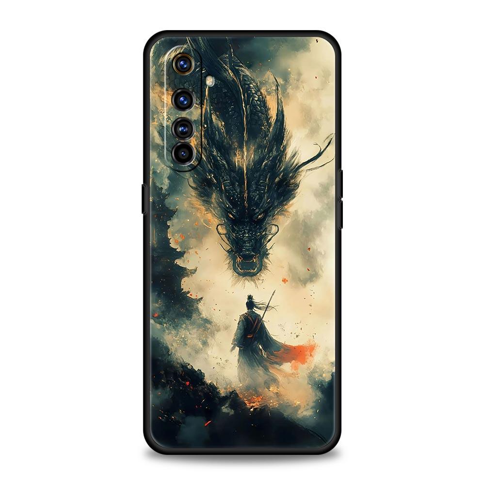 Cartoon Dragon Series Phone Case For Realme 12 11 10 9 8 5G 7 6 GT5 GT3 GT2 Pro Plus C21 C11 C25 C35 For GT Neo 2 3 3T 5 Cover