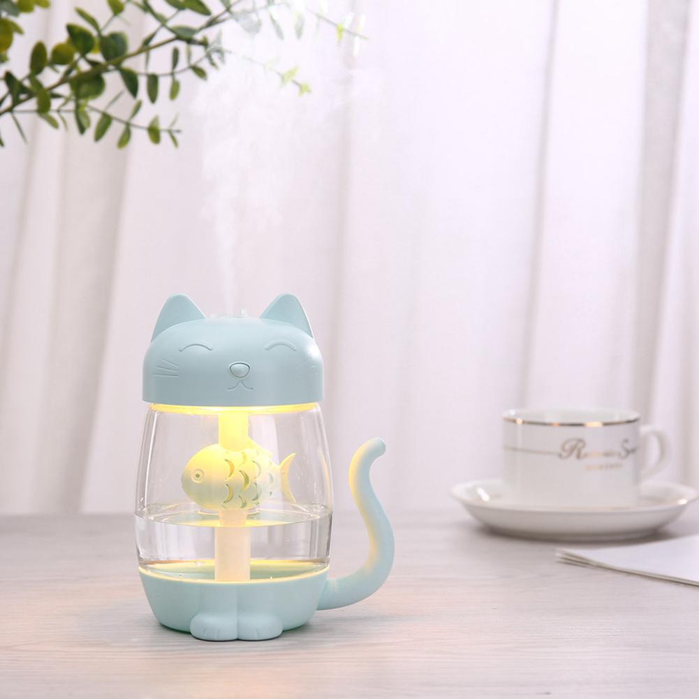Cute Cat Humidifier Office Home Mini USB Humidifier 3 in 1 Humidifier