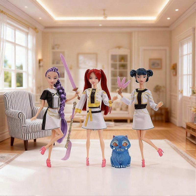 Muñeca Kpop Girls 1-3X - Rumi, Mira, Zoey, Figuras de Acción Derpy Colección Hermoso Regalo de Cumpleaños para Niños Fans