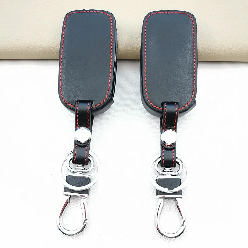 New Leather Car Key Case Keychain For Chery Jetour X70 X90 X95 Remote Control Protector