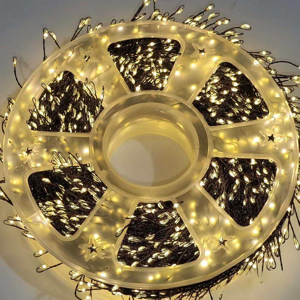 

10м-75м Светодиодная гирлянда-фейерверк, Рождественские гирлянды, Гирлянда для сада, вечеринки, свадьбы, украшения рождественской елки, лампа 30m 1000LED EU