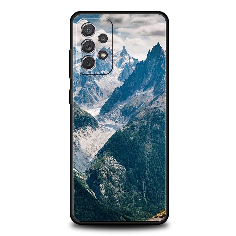 Phone Case For Samsung Galaxy A13 A51 A71 A41 A31 A21S A11 A03S A12 A32 A52 A23 A33 A53 A73 5G Cover Forest Beach Sunrise Nature