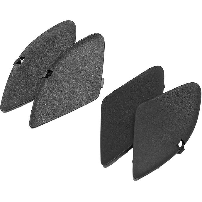 Inner Interior Inside Door Handle Cover Cap Case Lid for Honda CRV for CR-V 2007-2011 Black Color Front=Rear 1 Set