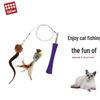 Retractable Feather Cat Teaser Wand
