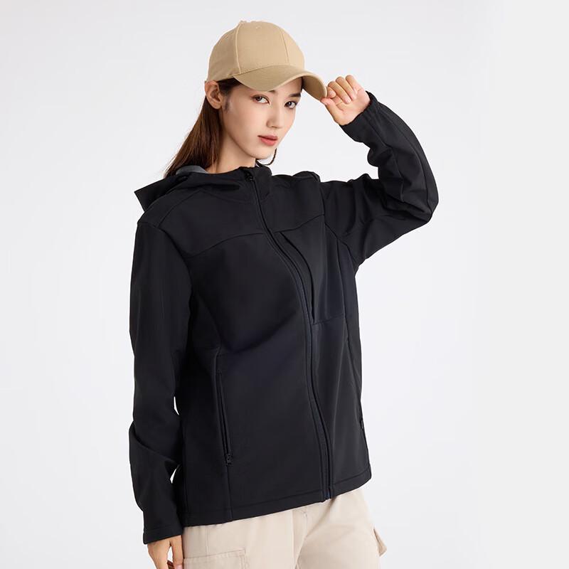 Unisex wiatroszczelna ciepła bluza z kapturem z waflowego polaru