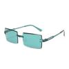 Ultralight Vintage Sunglasses for Women Men Square Rimless Outdoor Sunshades Gradient Candy Color Travel Sun Glasses for Female