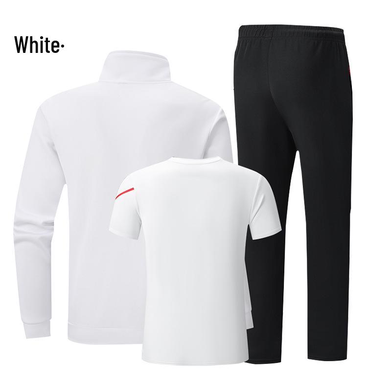 Unisex Chinese Wushu Sports Suit: 3-Piece Training & Coach Uniform for Team Events