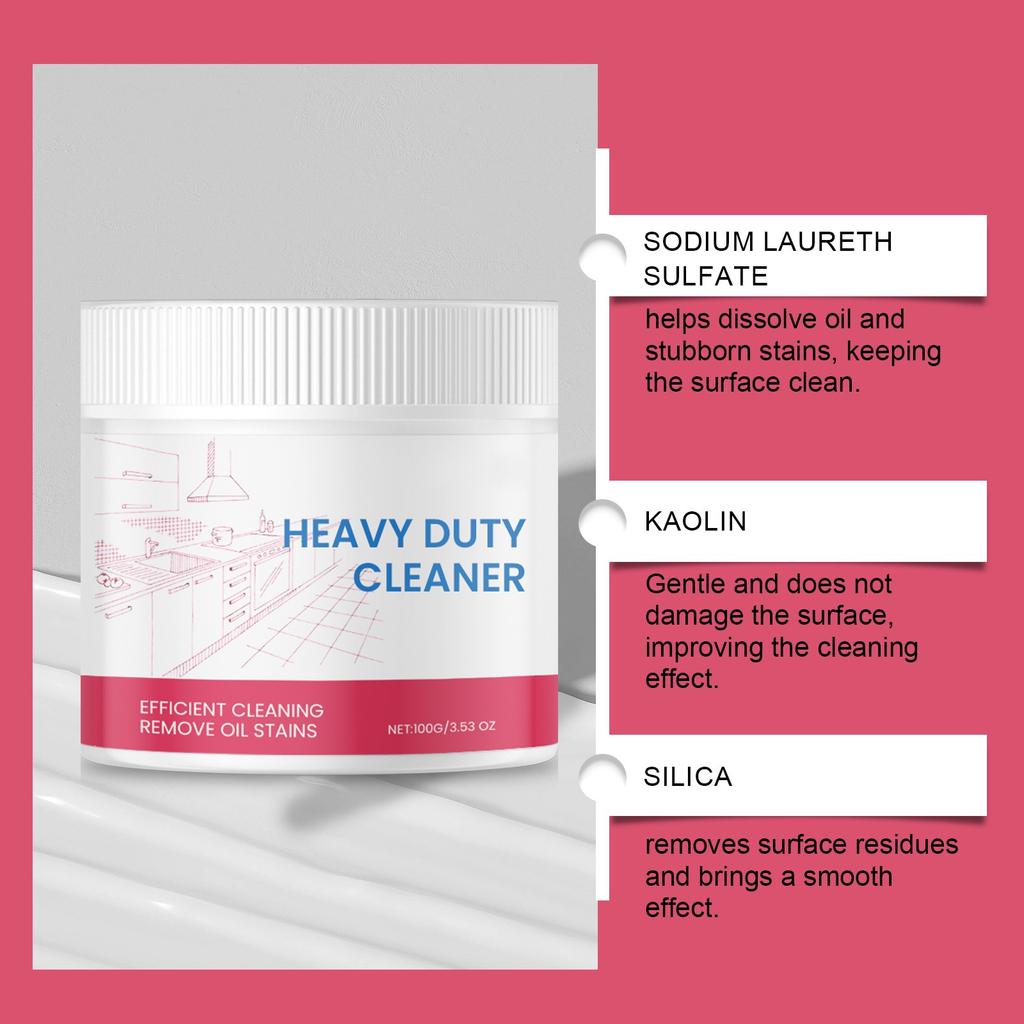 Wielofunkcyjny krem czyszczący, który może usuwać silny olej ze zlewów, garnków i patelni, idealny dla entuzjastów samochodów