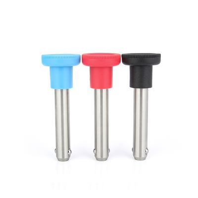 1pc Dia 6/8/10/12mm KST116 Ball Lock Pin Locating Pins SUS304 Stainless Steel Quick Release Pin Solid Type For Locking