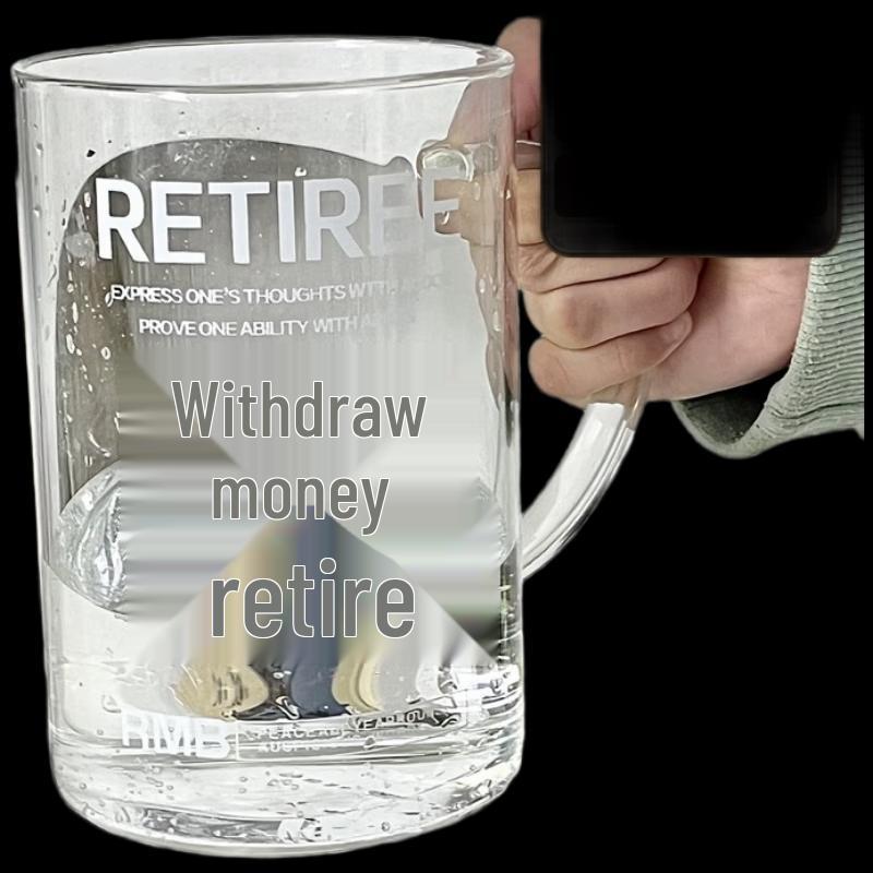 Shangqi 1000ml Borosilicate Glass Water Bottle with Handle