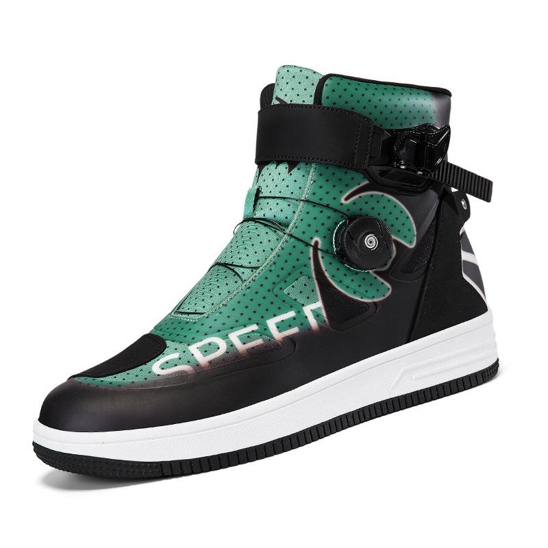 Source Large size locomotive shoes motorcycle shoes board shoes high top cycling boots motorcycle travel equipment