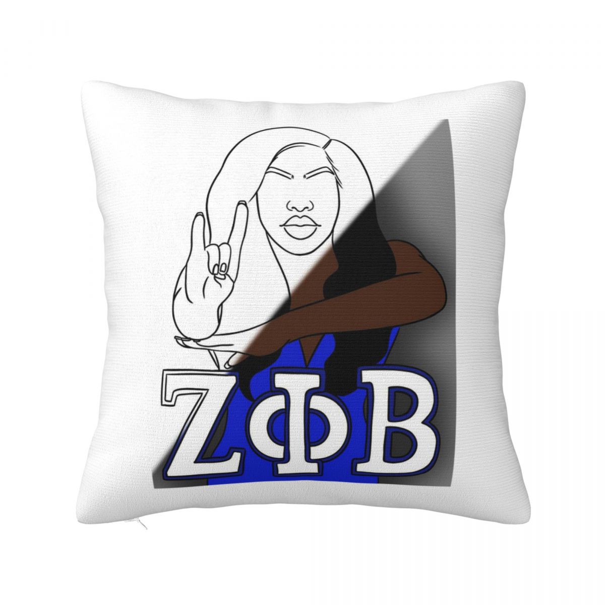 

Женское общество Зета Фи Бета Греческая буква 1920 Наволочка Полиэстер Подушка Комфорт Декоративная подушка для дивана Б/У 22x22Inch