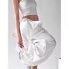 Pantaloni Cargo Estivi da Donna Streetwear Patchwork di Pizzo Gamba Larga Gyaru Harajuku Pantaloni Larghi Coreani