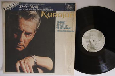 LP Record PYOTR ILYICH TCHAIKOVSKY, HERBERT V - Ballet Suites: Swan Lake / Sleeping AA5102 Seraphim Japan Classical Used