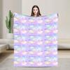 Maison de poupée mignonne de dessin animé 3D Gabby Cadeau pour fille Couverture en flanelle Douce et durable Couvertures de lit pour extérieur Couvre-lit d'extérieur Couvre-lit de canapé