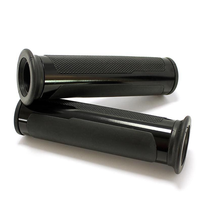 For Kawasaki Suzuki GSXR600 750 SV650 For YAMAHA R1 R6 7/8" 22mm Rubber Motorcycle Handlebar Hand Grips Handle