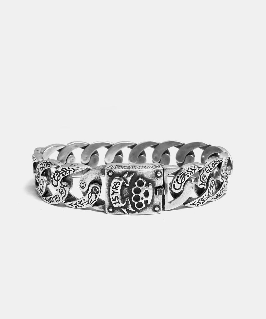 Sheen666 No Guts No Glory 15Yrs Silver Bracelet