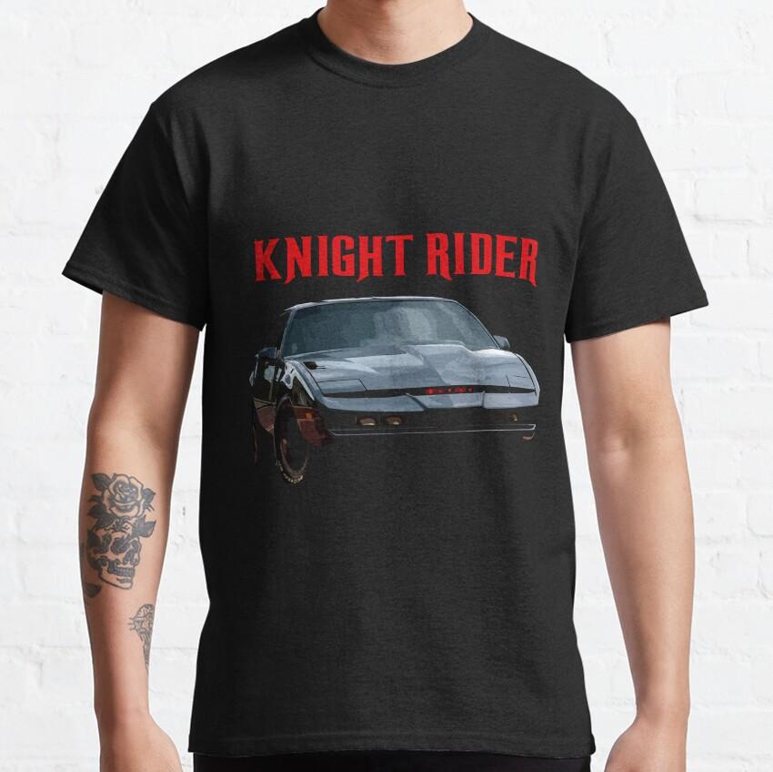 Knight Rider Kitt Ghostbustears Men T Shirts The Car's The Star Casual Tees Short Sleeve david hasselhoff Cotton 6XL Tops