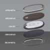 Zinc Alloy + Leather Car Key Case Cover Shell For Dongfeng Nammi 01New Engery High Level Keychain Protective Accessories