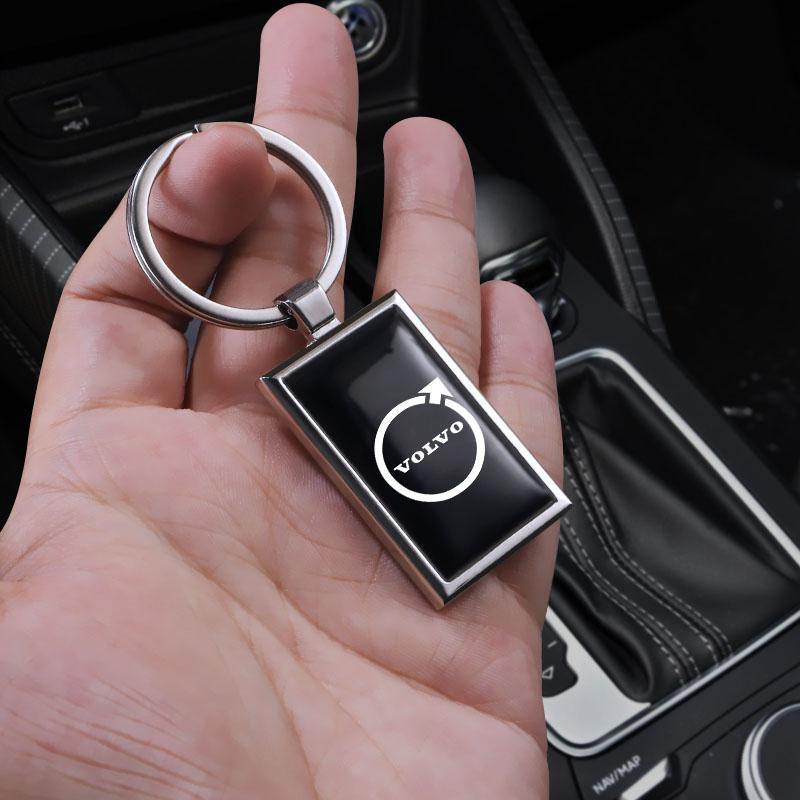Car Emblem Pendant Keychain Metal Key Ring Accessories For Volvo XC90 V90 V60 XC60 V40 S80 S60 S90 C40 XC40 V70 XC70 C30 C70