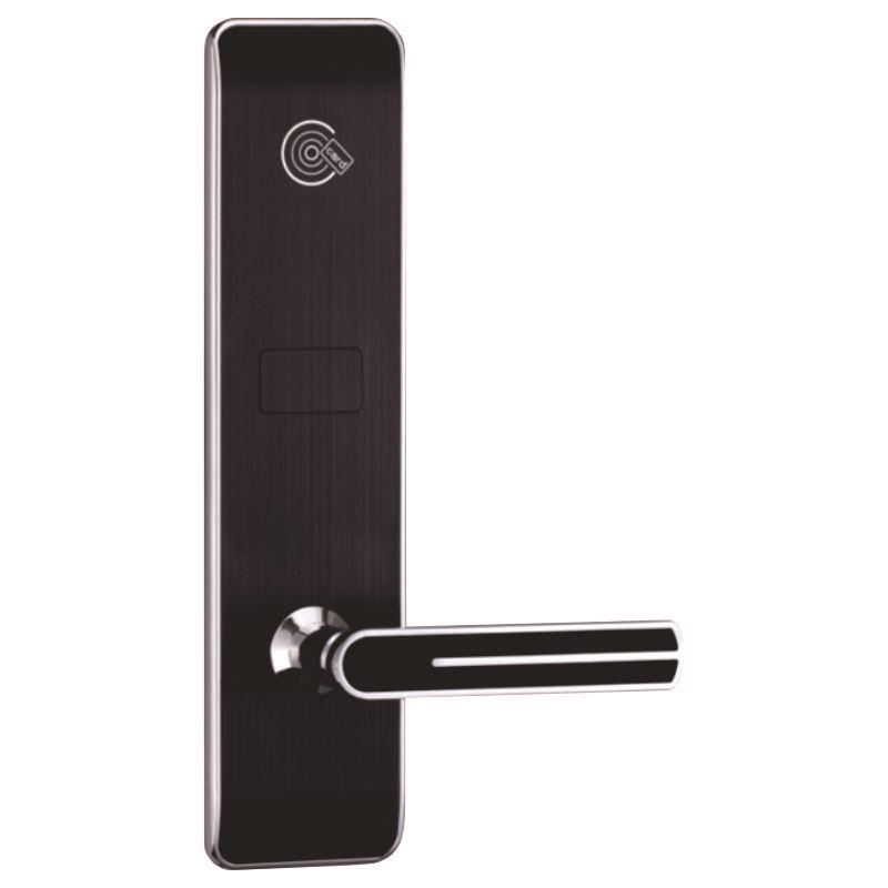 Smart Electronic Door Lock with Card Swipe and Password for B&B and Apartment Rentals