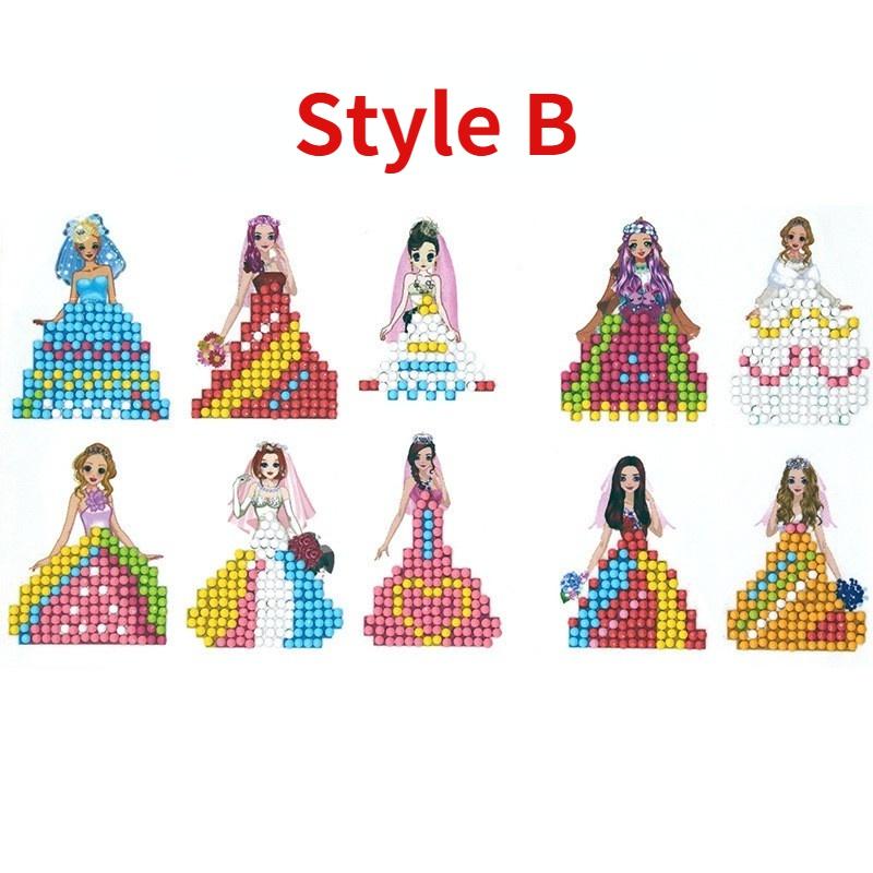 

Набір для дорослого алмазного мистецтва, набір для 5D алмазного живопису для дорослих, дитячий цифровий набір для початківців з повним алмазним кристалом Style B (mini)