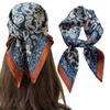 Trendy 70*70cm Hair Scarf Floral Bohemia Style Hairbands Soft Square Neckerchief Hands Bag Accessory