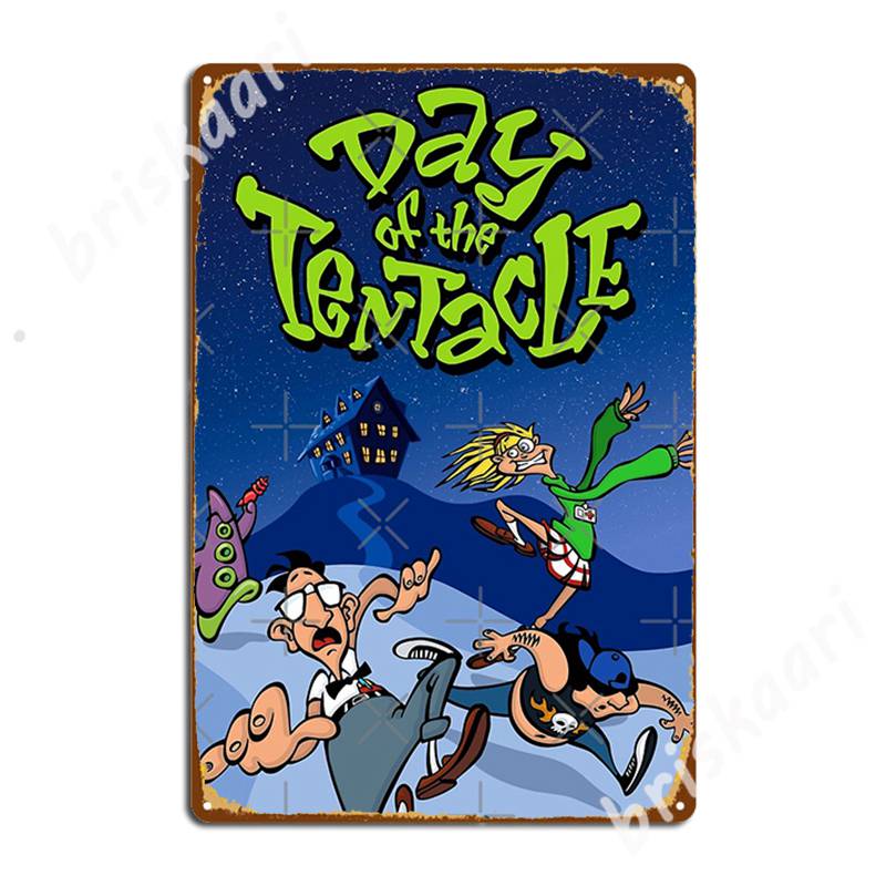 

Day Of The Tentacle Metal Signs Wall Mural Home Wall Decor create Tin sign Posters 20x30cm