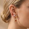 High-End European & American Stainless Steel Earrings: Fashionable, Non-Fading, Versatile Luxury Jewelry Set for Women