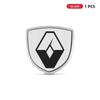 1/2pcs 3D Metal Car Styling Shield Emblem Badge Stickers For Renault DACIA Fluence Scenic Loguna Logan Twingo Clio Captur ZEO SS7