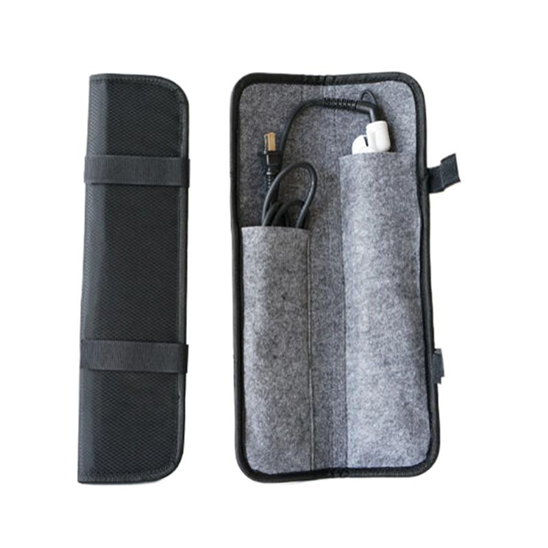 Aufbewahrungstasche für Haarglätter, Tragetasche für Lockenstäbe, Haarglätter, Lockenstab, Tasche, hitzebeständige Matte