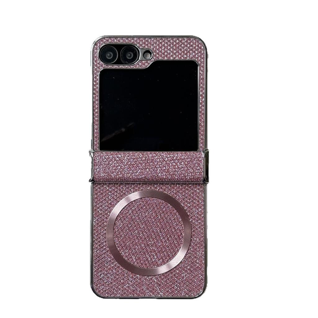 Luxury Glitter Magnetic Case for Samsung Z-Flip6/7 Foldable Phones