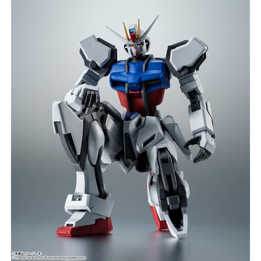 TAMASHII NATIONS ROBOT Spirits Gundam SEED GAT-X105 Strike Gundam A.N.I.M.E. 125mm PVC ABS Action Figure