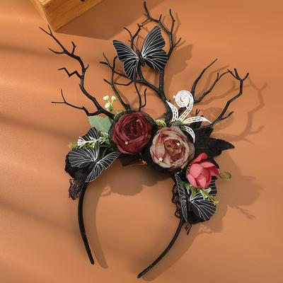 Halloween Stirnband Schädel Kürbis Fledermaus Stil Stirnbänder Kopfreifen Mädchen Schwarz Niedlich Styling Haaraccessoires Festival Geschenke
