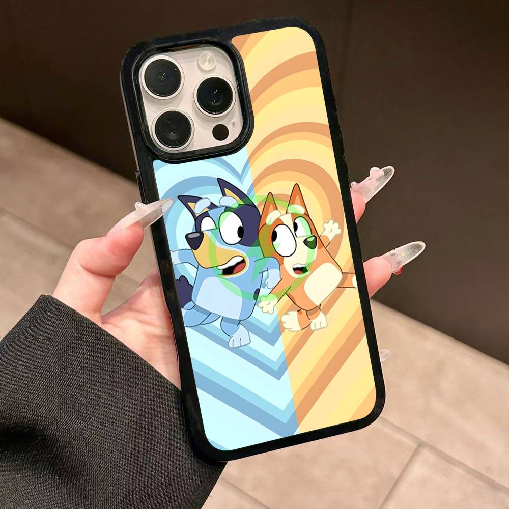 

B-Blueys Phone Case For IPhone 16 15 14 13 12 11 17 Pro Max Plus Magnetic Wireless Cover iPhone 13pro max