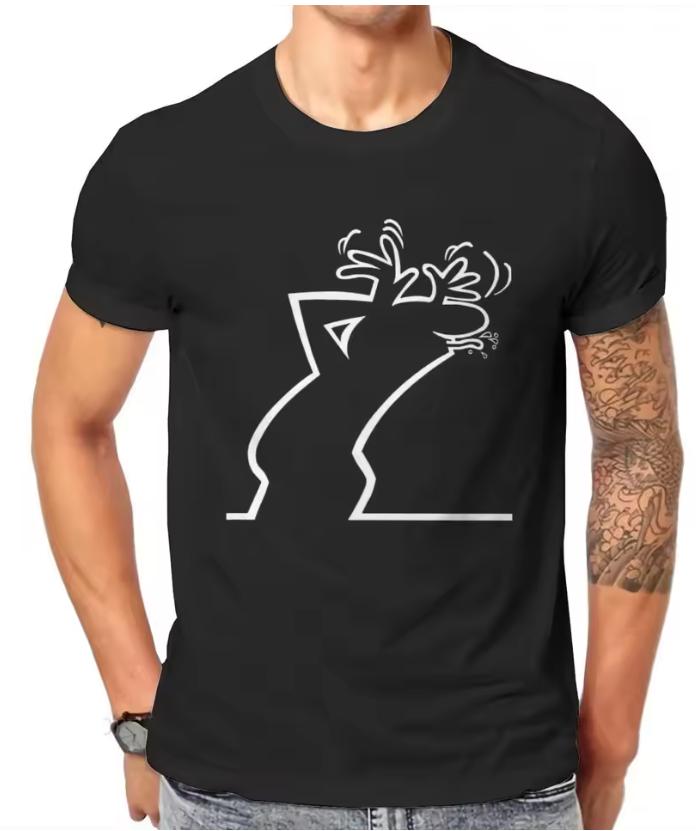 Summer Unisexs Pure Cotton Shortsleeved Top Top Quality Unisexs Happy and Fashionable Tshirt with Round Collar and Casual Style