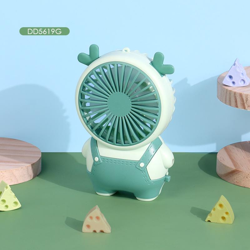 Portable Rechargeable Cartoon Handheld Fan for Students and Children