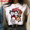 Chucky Harajuku Funny Cartoon Horror T Shirt Women Harajuku Ullzang Graphic T-shirt Vintage Anime Unisex Tshirt Fashion Top Tees FeUnisex