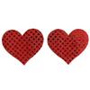 Petite Collection Heart Shape Nipples Glitter Red chu-U-chu