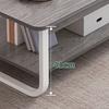 Coffee Table 2 Tier Minimalist Stylish sy to Cln Living Room Center Table for Home