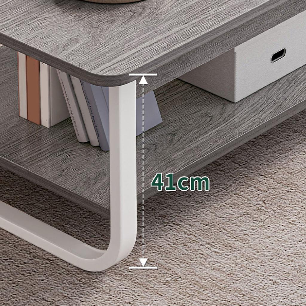 Coffee Table 2 Tier Minimalist Stylish sy to Cln Living Room Center Table for Home